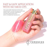 Tinted Lip Balm Hydrating 0.11oz, Glow Scarlet)