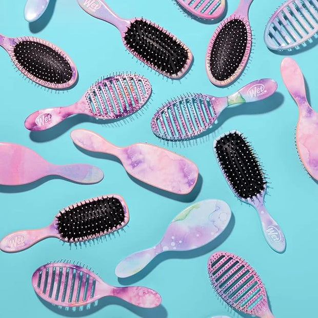 Wet Brush Speed Dry Hair Brush - Splatter (Color Wash) - Vented Design and Ultra Soft HeatFlex Bristles Are Blow Dry Safe ...