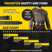 5mm Premium Weight Lifting Belt - 100% Genuine - Product Image
