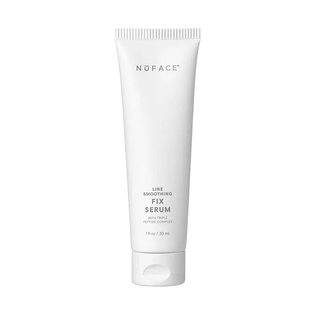 NuFACE FIX Serum - Line Smoothing Conductive Serum for Microcurrent with Triple Peptide, Hyaluronic Acid & IonPlex to Hydr...