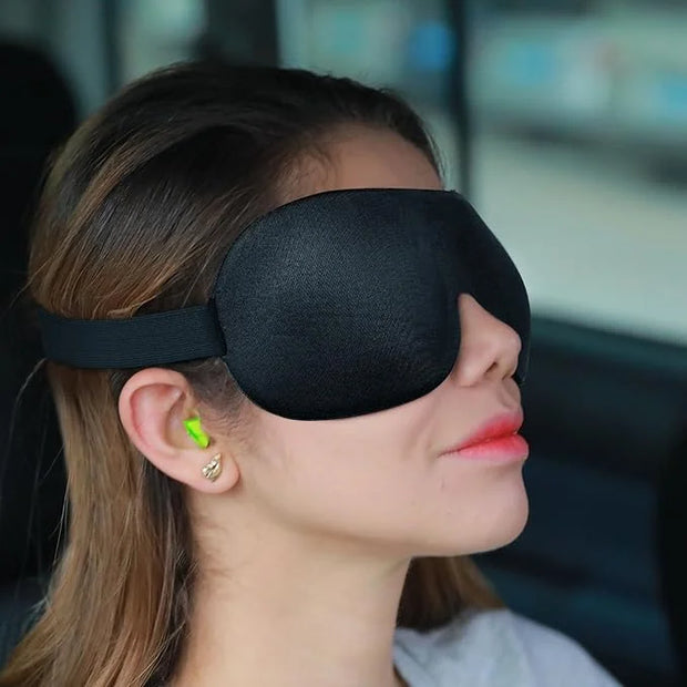Sleep Mask Invisible Alar Deep Orbit 3D Eye Mask Ultra Lightweight & Comfortable Sleeping Mask for Travel, Nap, Shift Work...