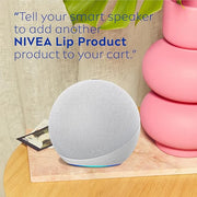 NIVEA Dewy Lip Balm with Hyaluronic Acid, Skin Care Gifts for Mom, Leaves Visibly Less Noticeable Lip Lines and No Waxy Fe...