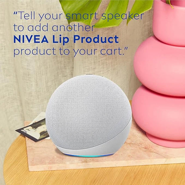 NIVEA Dewy Lip Balm with Hyaluronic Acid, Skin Care Gifts for Mom, Leaves Visibly Less Noticeable Lip Lines and No Waxy Fe...