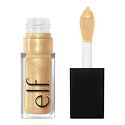 e.l.f. Glow Reviver Lip Oil, Nourishing and Hydrating with High-Shine Glimmer Finish & Sheer Wash Of Color, Minty Scent, N...