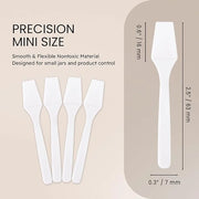 100pcs Pana Brand Cosmetic Make Up Disposable Plastic 2.5" Spatulas Skin Care Facial Cream Mask Spatula (100 Pieces in a C...