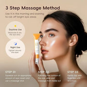 Easilydays Vitamin C Eye Cream & Under Eye Serum, Refreshing, Hydrating, Radiant Glow Eye Care Eye Roller Serum with 360° ...
