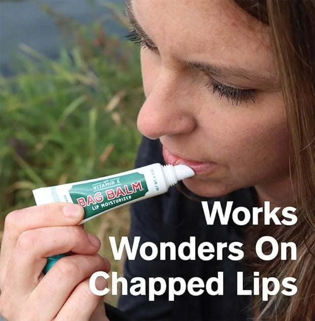 Vermont's Original Bag Balm Fragrance Free Lip Balm with Vitamin E | Pack of 4 0.3oz Tubes - Product Image