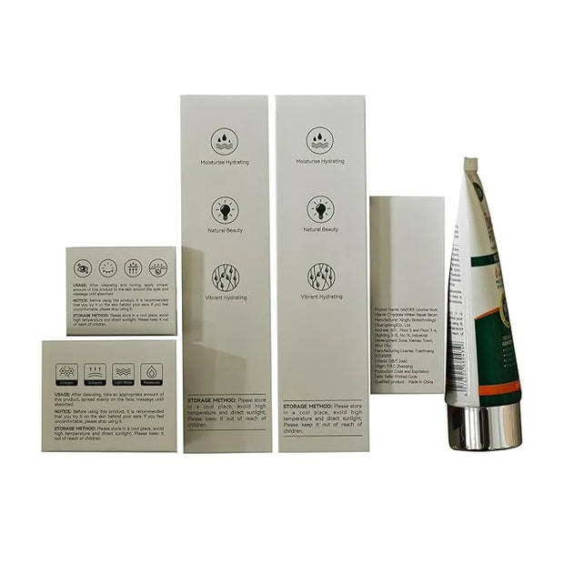 Licorice Skincare Set with Licorice Root Extract Locks in Moisture and Nourishes Skin, Valentine's Day & Holiday Set - Pro...