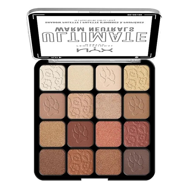 NYX PROFESSIONAL MAKEUP, Ultimate Shadow Palette, Eyeshadow Palette - Warm Neutrals - Product Image