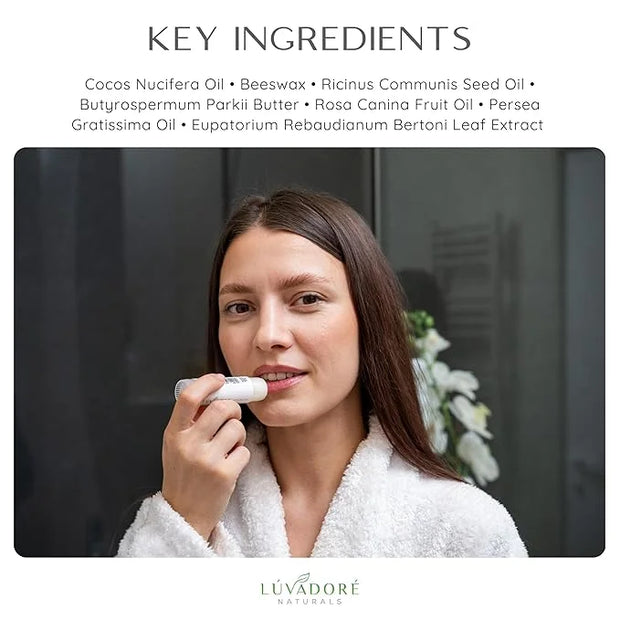 Ultra Big Lip Balm Stick Coconut– Natural Waterproof Lip Moisturizer for Dry, Chapped Lips – Nourishing and Hydrating Form...