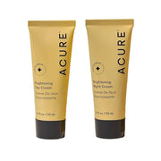 Acure Brightening Day & Night Cream Set – Hydrating & Radiance-Boosting Moisturizers for Even Skin Tone & Smooth Texture, ...
