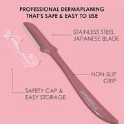 JAPONESQUE Dermaplaner Replacement Blades 4-Pack, Facial Razor Blade Heads Only - Product Image