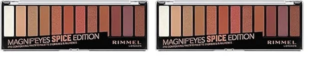 Rimmel Magnif'eyes Eyeshadow Palette, Spice Edition (Pack of 2) - Product Image