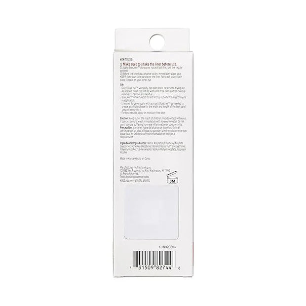 KISS Clear Lash GLUEliner, Felt-Tip Eyelash Adhesive, Clear Matte Finish, Foolproof Application, Easy Touch-Up, 0.02 Oz. 0...