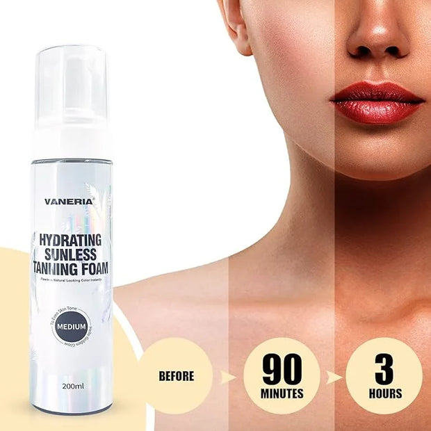 VANERIA Natural Self Tanner Mousse,Brown