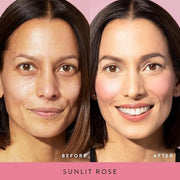 LAURA GELLER NEW YORK Baked Blush-n-Brighten Marbleized Blush for Cheeks - Sunlit Rose - Satin Finish - Buildable Color - ...
