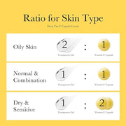 medicube Deep Vitamin C Golden Capsule Face Moisturizer - Liposome Capsules For Wrinkles, Skin Radiance - Transparent Gel ...