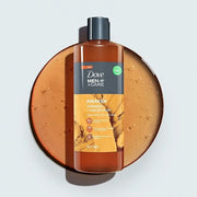 DOVE MEN + CARE Face + Body Wash For Men Awaken Turmeric + Ginger Root 18 oz 4 Count - Product Image