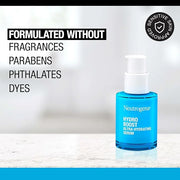 Neutrogena Hydro Boost Ultra Hydrating Serum with Hyaluronic Acid, Fragrance-Free Face Serum for Weightless Hydration and ...