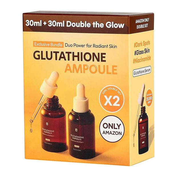 Glutathione Serum with 20,000ppm Glutathione, Niacinamide and hyaluronic acid, Dark Spot, Improve skin elasticity, Revital...