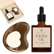 Gua Sha Facial Tools and Gua Sha Oil Skincare Gift Set - Gua Sha Set Consists of 100% Pure Jojoba Oil with Bakuchiol Serum...