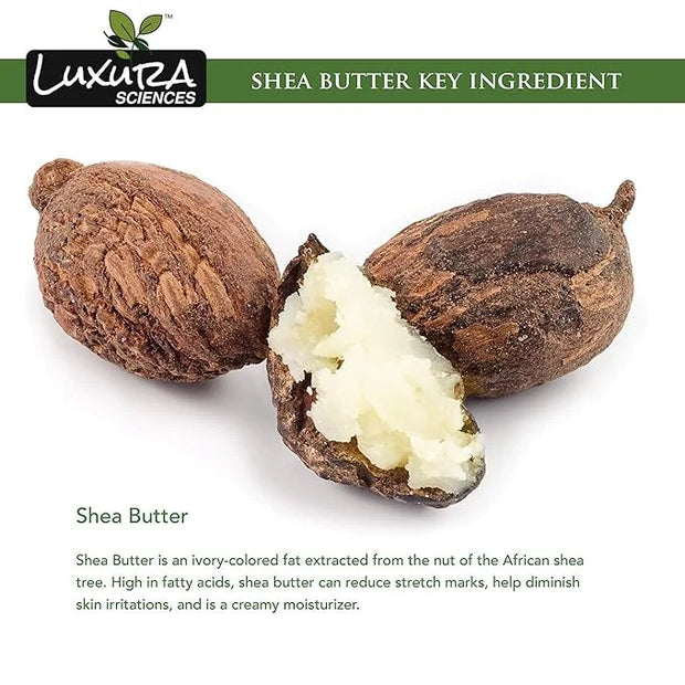 African Shea Butter | 100% Pure & Unrefined Raw Shea Butter for Skin & Hair | Deep Moisturizer for Face, Body & Scalp | Id...
