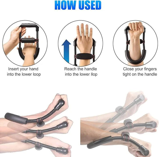 2PCS Professional Wrist Strengthener Adjustable Forearm Workout Trainer - Product Image