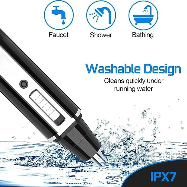 Nose Hair Trimmer for Women and Men, 4-in-1 Facial Hair Removal Trimmer Professional Eyebrow & Facial Hair Trimmer, Rechar...