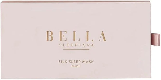 Silk Eye Mask with Elastic Strap Blackout Sleep Mask, One-Size, Blush - Product Image