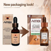 Ambi Even & Clear Vitamin C Infused Glow Serum for All Skin Types to help Cleanse Skin, Brighten Skin, Even Skin Tone, Ext...