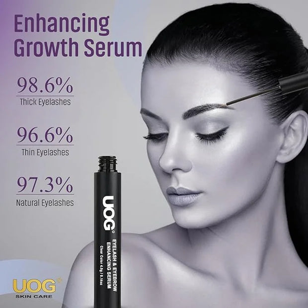 UOG Eyebrow Enhancing Serum Complex - Premium Formulated Allergy-Free Brow Conditioner for Thicker, Fuller, Stronger Brows...