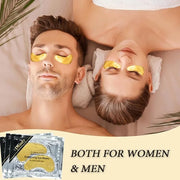 30 Pairs 24K Gold Eye Mask, Reduce Dark Circles, Puffy Eyes, Undereye Bags, Gel Collagen Eye Patches for Reduce Fine Line,...