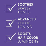 Nexxus Blonde Assure Purple Shampoo & Conditioner Color Assure 2 Pack Blonde, Bleached & Silver Hair Color Shampoo & Condi...