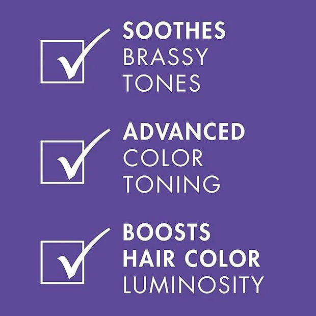 Nexxus Blonde Assure Purple Shampoo & Conditioner Color Assure 2 Pack Blonde, Bleached & Silver Hair Color Shampoo & Condi...