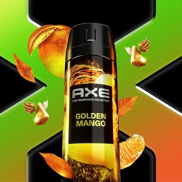 AXE Fine Fragrance Collection Premium Deodorant Body Spray for Men - Variety Pack - Blue Lavender, Aqua Bergamot, Golden M...