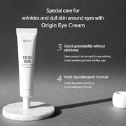 NACIFIC Fresh Herb Origin Eye Cream 1.01fl.oz 30ml for Wrinkles, Dark Circles & Puffiness – Hypoallergenic Korean Skincare...
