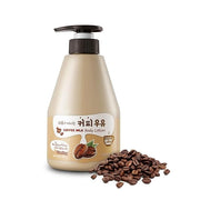 WELCOS Kwailnara Coffee Milk Body Lotion & Body Wash Set – Moisturizing & Energizing Korean Skincare Bundle with Coffee Ex...
