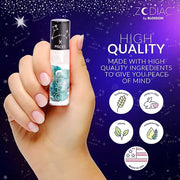 Blossom Zodiac Sign Vanilla Scented Moisturizing Roll-On Lip Gloss with Crystals + pH Technology Color Changing Crystal St...