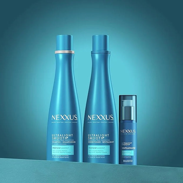 Nexxus Ultralight Weightless Shampoo & Conditioner for Dry, Frizzy Hair - Smooth Treatment to Block Out Frizz, 13.5 oz (Pa...