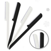 10 Pieces Eyebrow Razor for Women Facial Shaver Razor Brow Shaper Eyebrow Trimmer Dermaplaner Shaping Tool with Cover (Bla...
