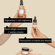 UpCircle Discovery Set – Cleansing Face Milk, Face Moisturiser and Peptide Serum Trio – Vitamin E, Niacinamide + Aloe Vera...