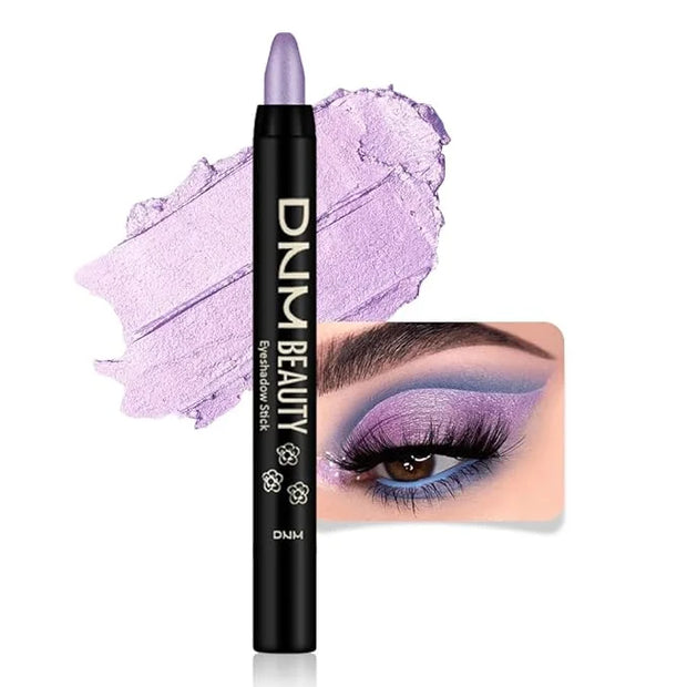 evpct Light Purple Shimmer Cream Eye Shadow Brightener Sticks Set for Eyes, Light Purple Shimmery Matte Pencil Eye shadow ...