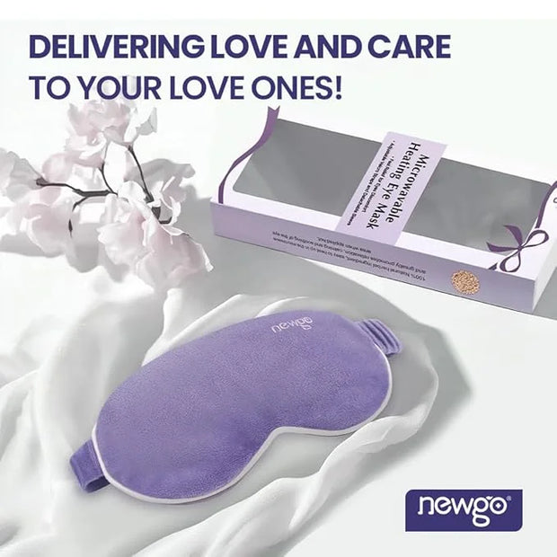 NEWGO Bundle of Cooling Eye Mask and Microwave Heated Eye Mask - Product Image