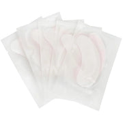 100 Pairs Hydrogel Under Eye Gel Patches Lint Free Eye Lash Pads Eyelash Extension Tool Mask Eyepads, Transparent/Pink - P...