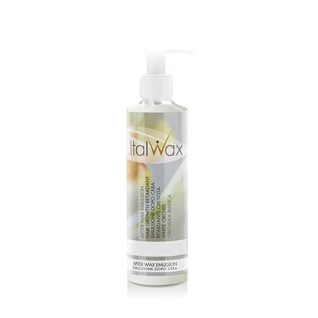 Italwax After Wax Care Lotion - 250ml / 8.45fl.oz - Hair Growth Retardant - White Orchid - Moisturizing and removing waxin...