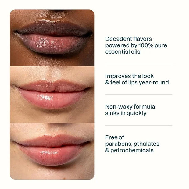 Cliganic Organic Lip Balm Set (Fresh Picked, 8 Flavors) - 100% Natural Moisturizer for Cracked & Dry Lips - Product Image