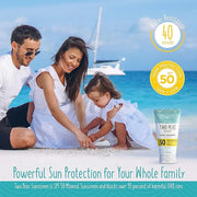 All Natural Organic SPF 50 Sunscreen Lotion - Coral Reef Safe - Baby, Kid & Family Friendly - Chemical Free Mineral Based ...