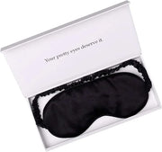 Silk Sleep Mask Light Blocking Luxury 100% Mulberry 19mm Silk Eye Mask Eye Cover Blindfold Ultra Soft Light & Comfy Anti A...