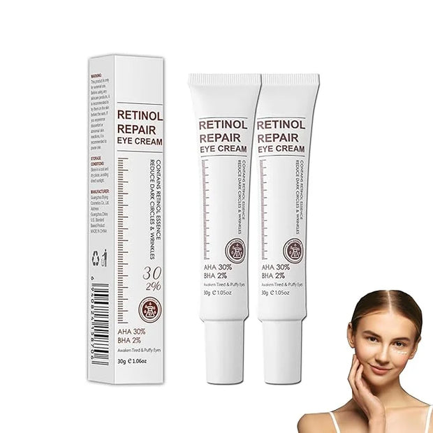Retinol Repair Eye Cream，Reduces the appearance of dark circles，Stretch wrinkles at the corners of the eyes，moisturize and...