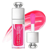 Hydrating Lip Glow Oil, Lip Oil Gloss Transparent Toot Tinted Nourishing Long Lasting Repairing Lightening Lip Lines (CHER...